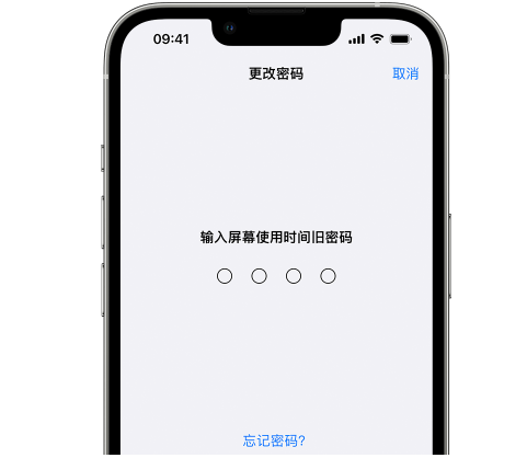 晋宁iPhone屏幕维修分享iPhone屏幕使用时间密码忘记了怎么办 