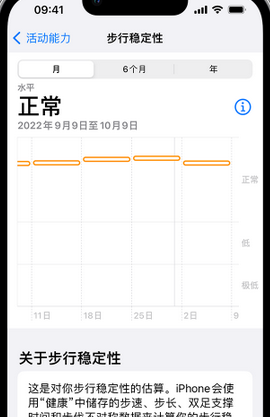 晋宁iPhone手机维修如何在iPhone开启'步行稳定性通知'