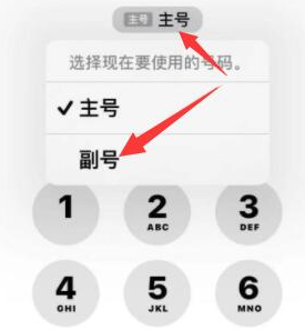 晋宁苹果14维修店分享iPhone 14 Pro Max使用副卡打电话的方法 