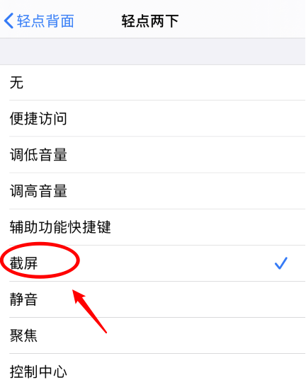 晋宁苹果手机维修分享iPhone12如何启用双击截屏 